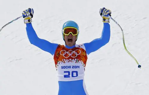 Sochi, primo sorriso per l'Italia: argento a Innerhofer nella discesa