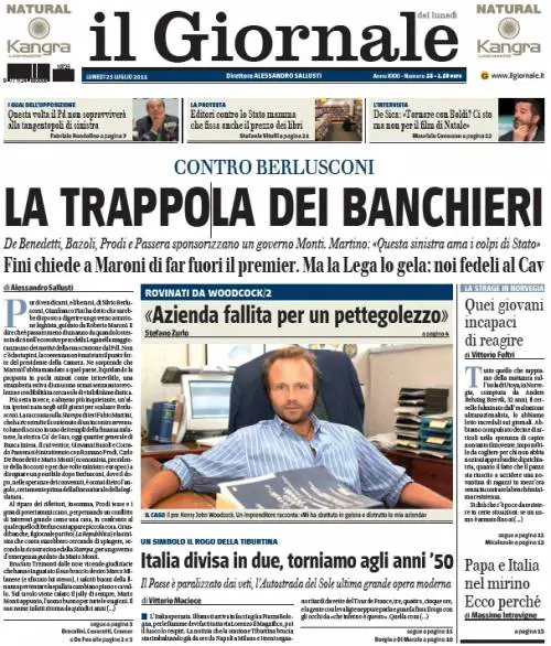 Quando Sallusti anticipava le trame contro il Cav