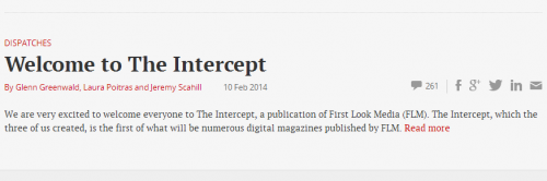 L'articolo che presenta The Intercept