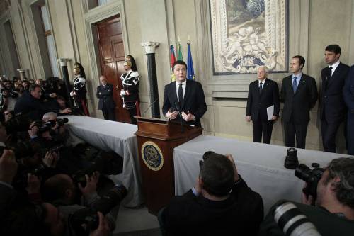 Renzi premier incaricato: "Vogliamo arrivare al 2018"