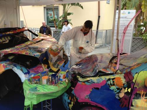 "Crash Art", a Sanremo l'installazione di Alexander Jakhnagiev