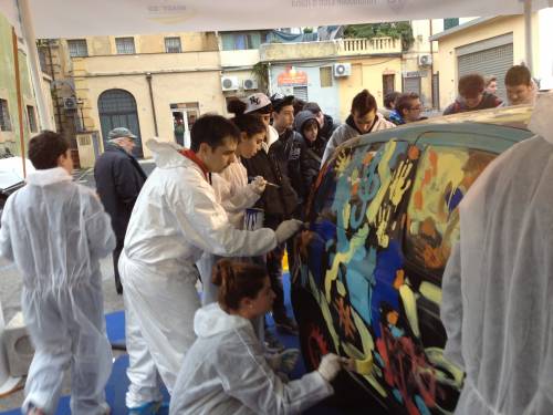 "Crash Art", come nasce un'opera d'arte