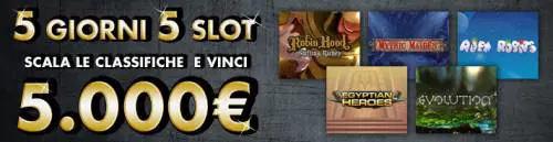 Con No Stop Slot vincere 5000 euro si può. Affrettati!