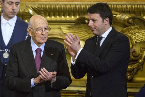 Renzi al Colle da Napolitano: "Abbiamo parlato di riforme"