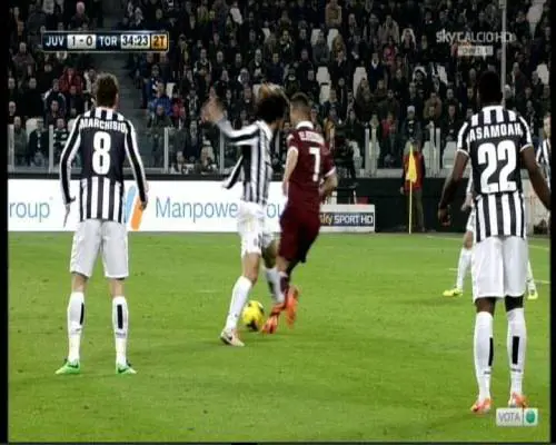 Ventura: "Era rigore": Conte: "Sì, ci stava". E Buffon: "Bravo arbitro"