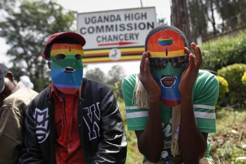 Protesta pro-Gay a Nairobi, davanti alla Ugandan High Commission