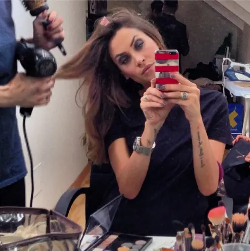 Melissa Satta all'ottavo mese di gravidanza
