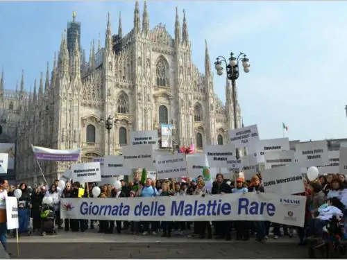 Un'immagine dell'edizione 2013 della Marcia dei Malati rari