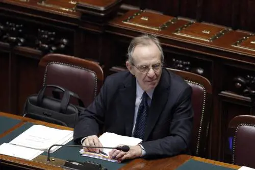 Il ministro dell'Economia Pier Carlo Padoan