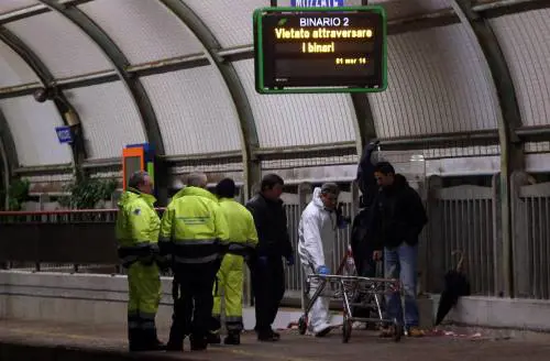 La stazione ferroviaria che è stata teatro del delitto