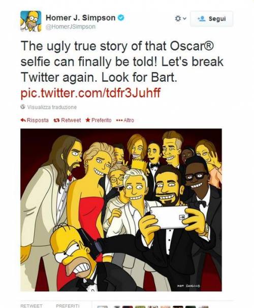 Selfie agli Oscar, arrivano le parodie