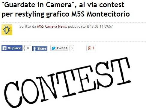 Il Movimento 5 Stelle vuol rifare il sito (gratis)