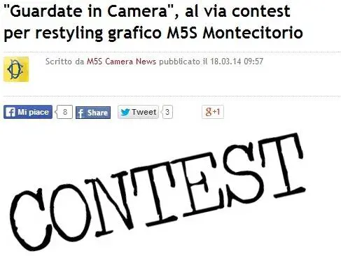 Il Movimento 5 Stelle vuol rifare il sito (gratis)