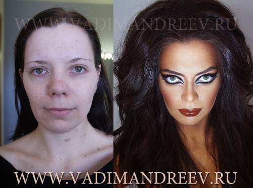 Vadim Andreev: il make-up artist dei miracoli "Before and after"