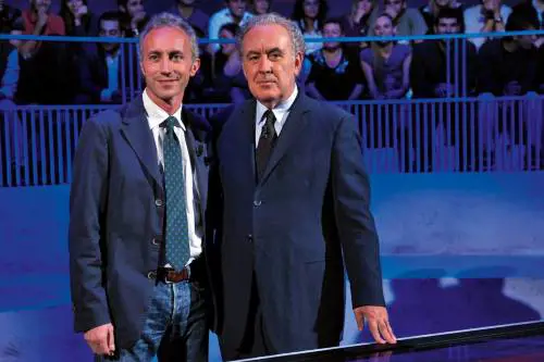 Travaglio litiga con Santoro e lascia in diretta lo studio di Servizio Pubblico