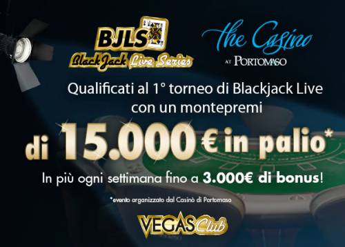 Vegas Club inaugura Blackjack Live Series