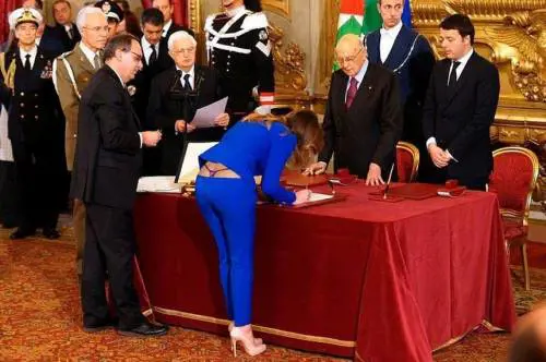 La Boschi in perizoma: ecco il fotomontaggio che fa impazzire l'Europa