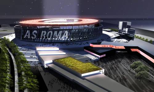 Il nuovo stadio della Roma