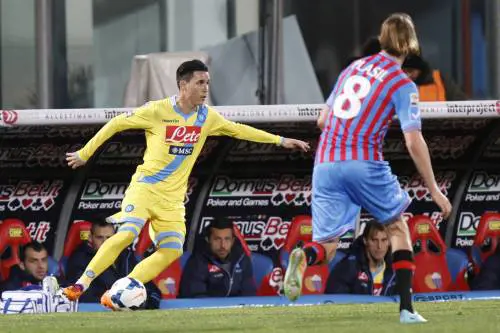 Disastro Andujar, doppietta di Zapata. Il Napoli fa allenamento con il Catania