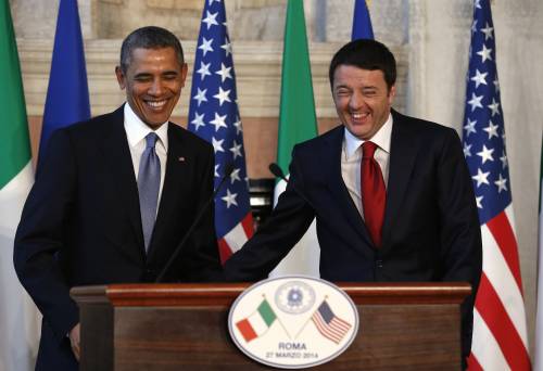 Renzi vuo' fa' l'americano: "Obama è il mio ideale"