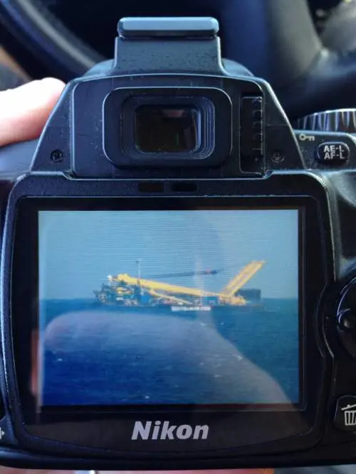 La nave che ha tratto in inganno il 112 spagnolo (foto da Twitter)