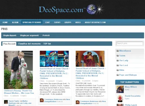 DeoSpace, il Facebook cattolico: la fede si fa social