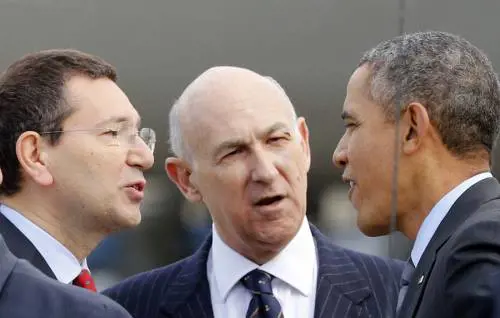 Marino è andato a salutare Obama all'aeroporto di Fiumicino