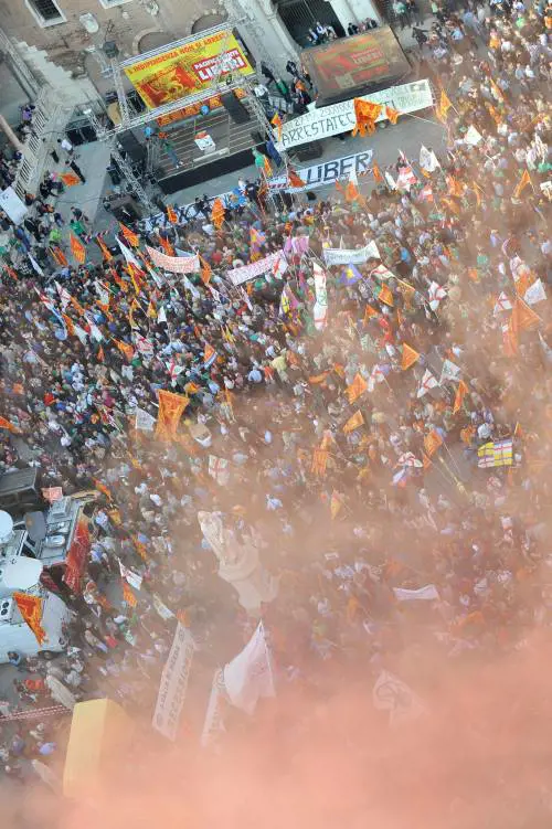 Verona, la manifestazione della Lega per i secessionisti