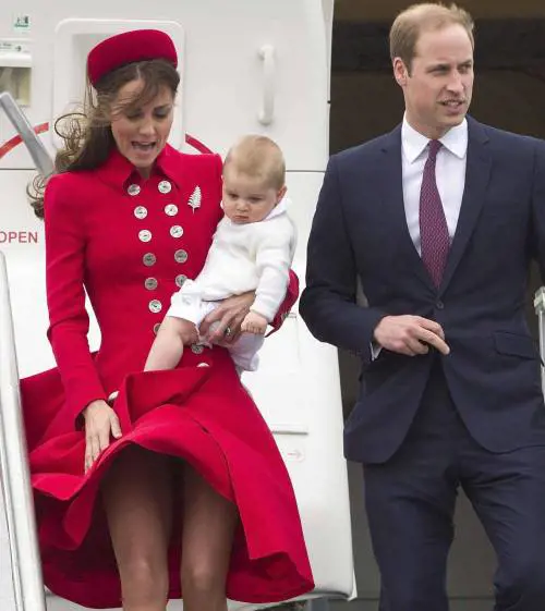 Il principe George star per un giorno in Nuova Zelanda