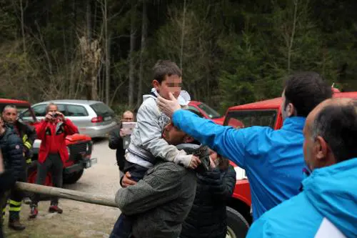 Bellunese, ritrovato il bimbo scomparso in montagna