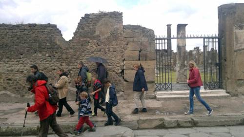 Merkel a Pompei