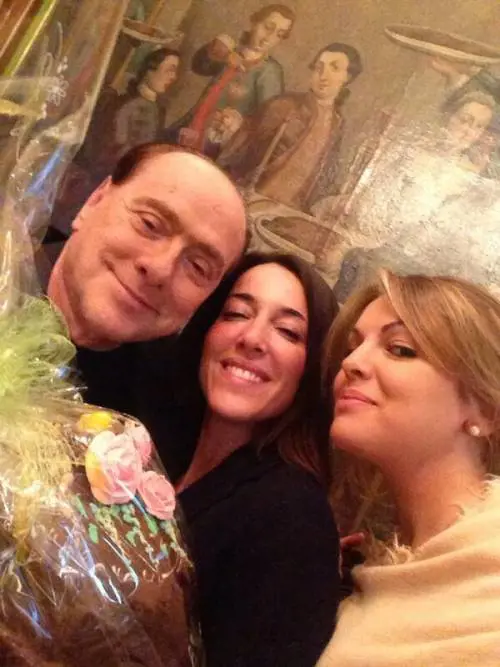 La pasquetta in famiglia di Silvio Berlusconi