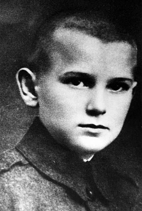 Karol Wojtyla bambino