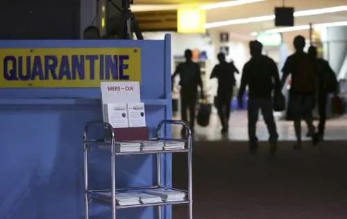 Opuscolo sulla Mers all'ospedale internazionale di Manila