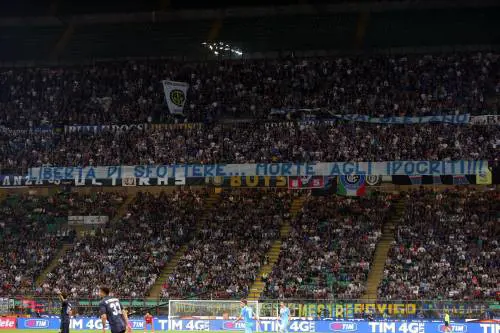 Un'immagine della curva interista
