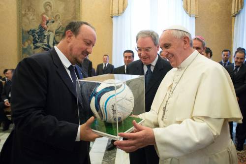 Papa Francesco riceve le squadre di Napoli e Fiorentina