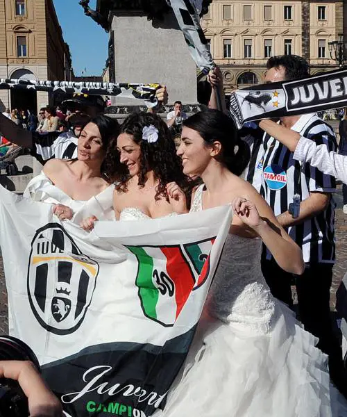 Terza stella, la festa in piazza San Carlo a Torino