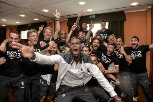 Trentesimo scudetto, la festa della squadra