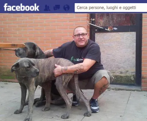 Daniele De Santis in una foto tratta dal suo profilo Facebook