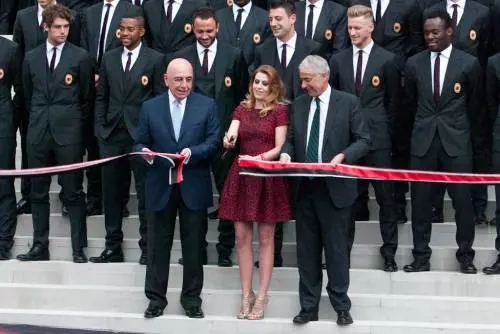 L'inaugurazione di "Casa Milan"