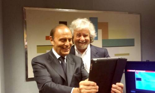 Grillo va da Vespa e svela la sua gogna:  "Processi on line per politici, imprenditori e giornalisti"
