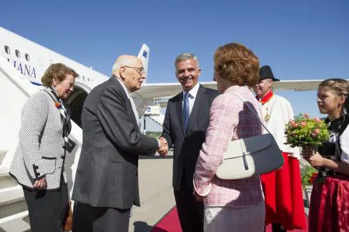 Napolitano in visita in Svizzera