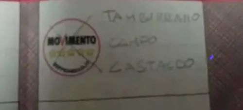 Candidato M5S filma il voto