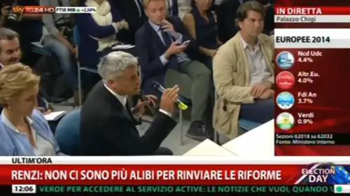 Palazzo Chigi, Lucci (delle Iene) imbarazza Renzi