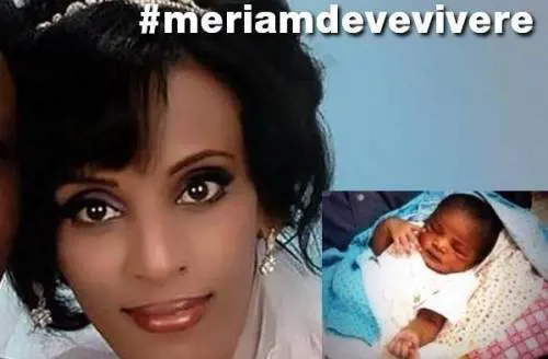 Meriam e la piccola Maya, nata in carcere