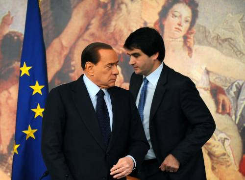 Berlusconi e Fitto in una foto d'archivio