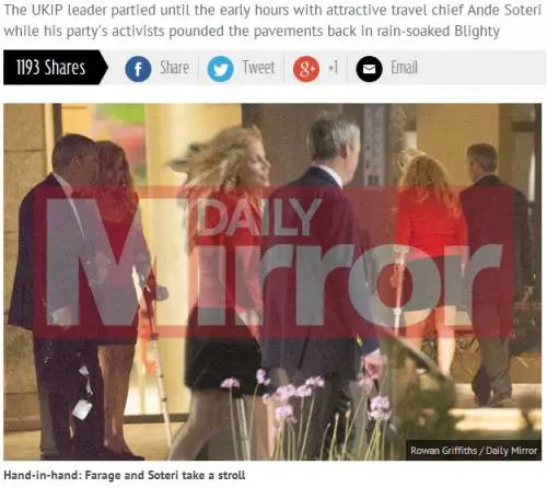 Ukip, ancora fango su Farage: "Notte brava tra sesso e alcol"