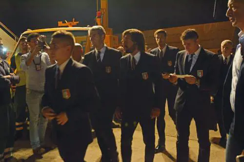 La Nazionale si imbarca