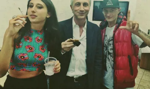 Travaglio e la foto con Er Cicoria