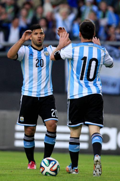 Aguero e Messi